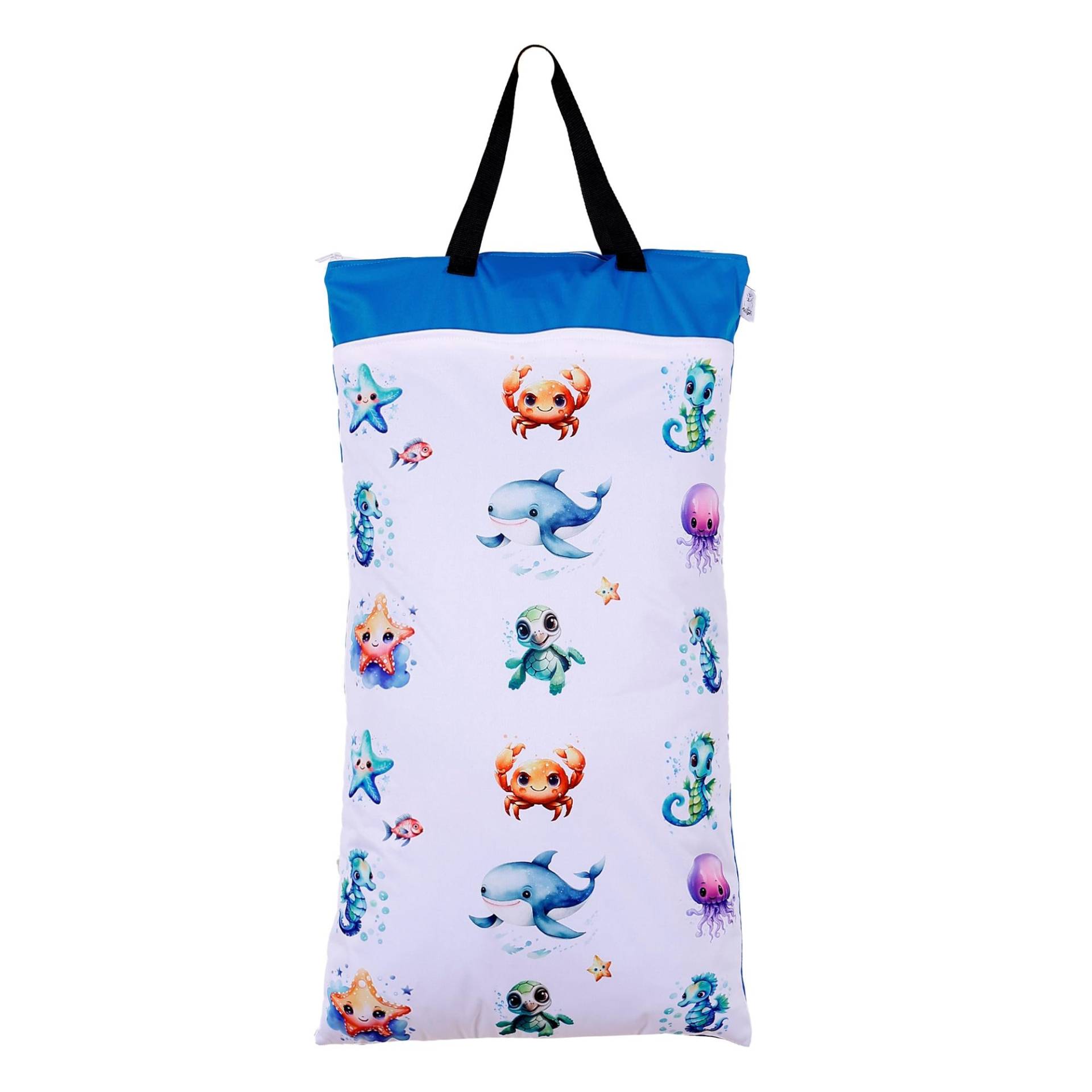 Nilpfi Xxl Wetbag "Ozean" Nasstasche Für Kita, Schwimmtasche Badesachen, Als Geschenk Baby, Kita, Kindergarten von Etsy - NilpfiKreationen