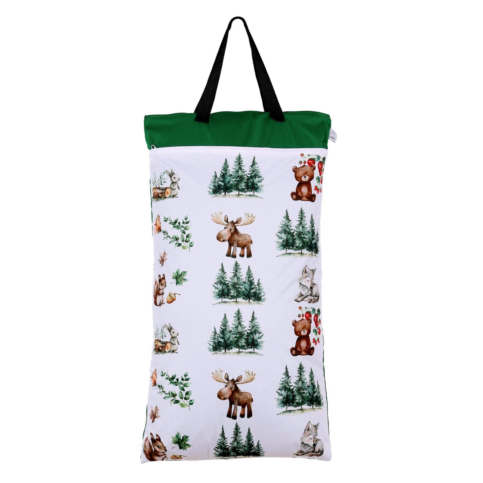 Nilpfi Xxl Wetbag "Teddy Im Wald" Nasstasche Für Kita, Schwimmtasche Badesachen, Als Geschenk Baby, Kita, Kindergarten von Etsy - NilpfiKreationen