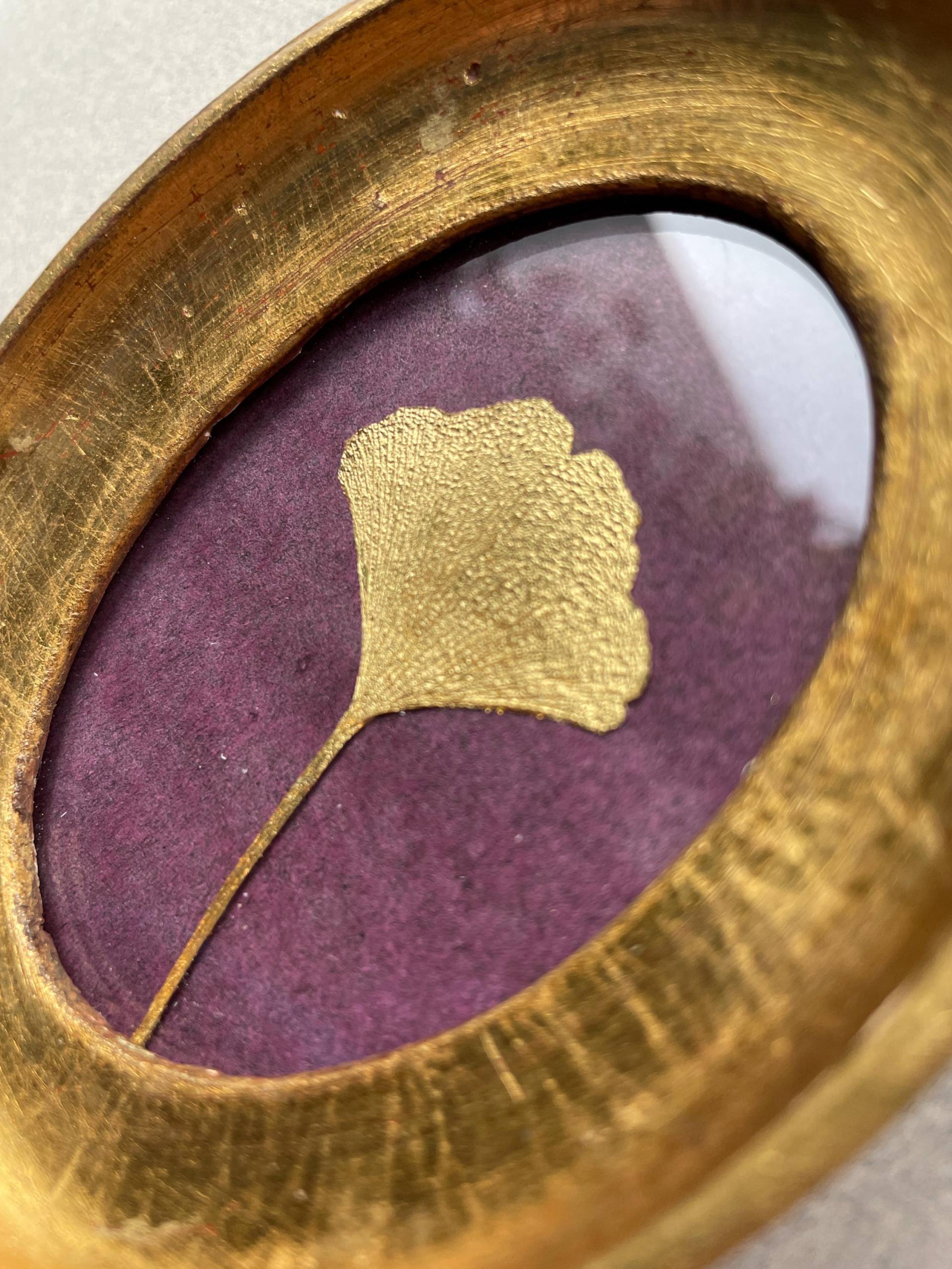 Ginkgo Im Antikrahmen 23 Karat von Etsy - NinaHeinke