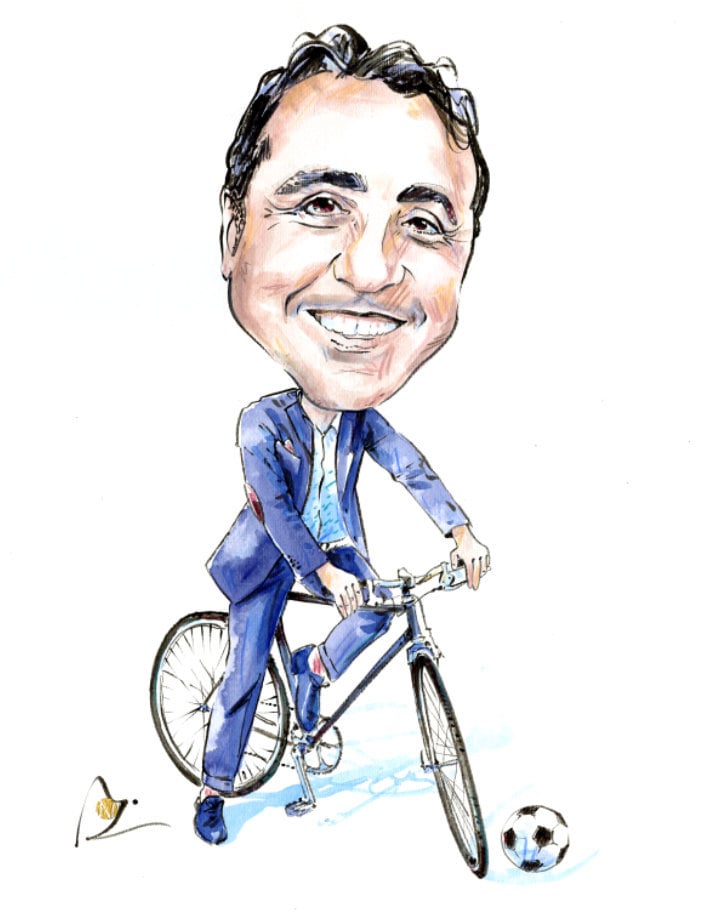 Karikatur Farbig Vom Foto von Etsy - NinaHeinke