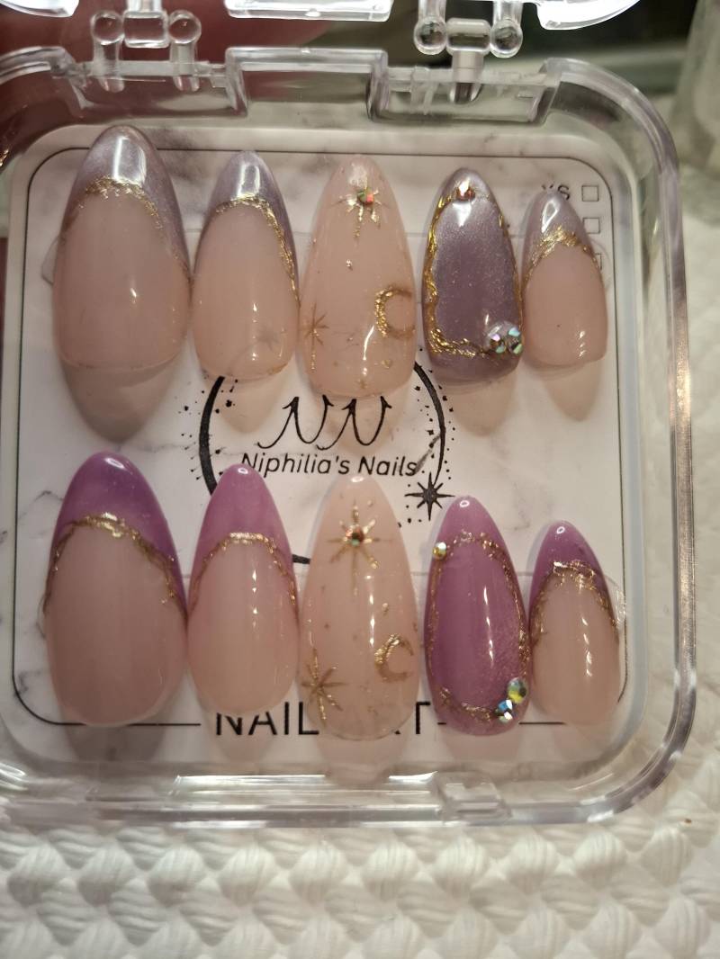 Press On Nägel, Cat Eye, Chrome, Universe Nailart, Prinzessin, Galaxy, Press Nails Press On Nägel, Cat Eye, Chrome, Universe Nailart, Prinzessin, Galaxy, Press Nails von Etsy - NiphiliasNails