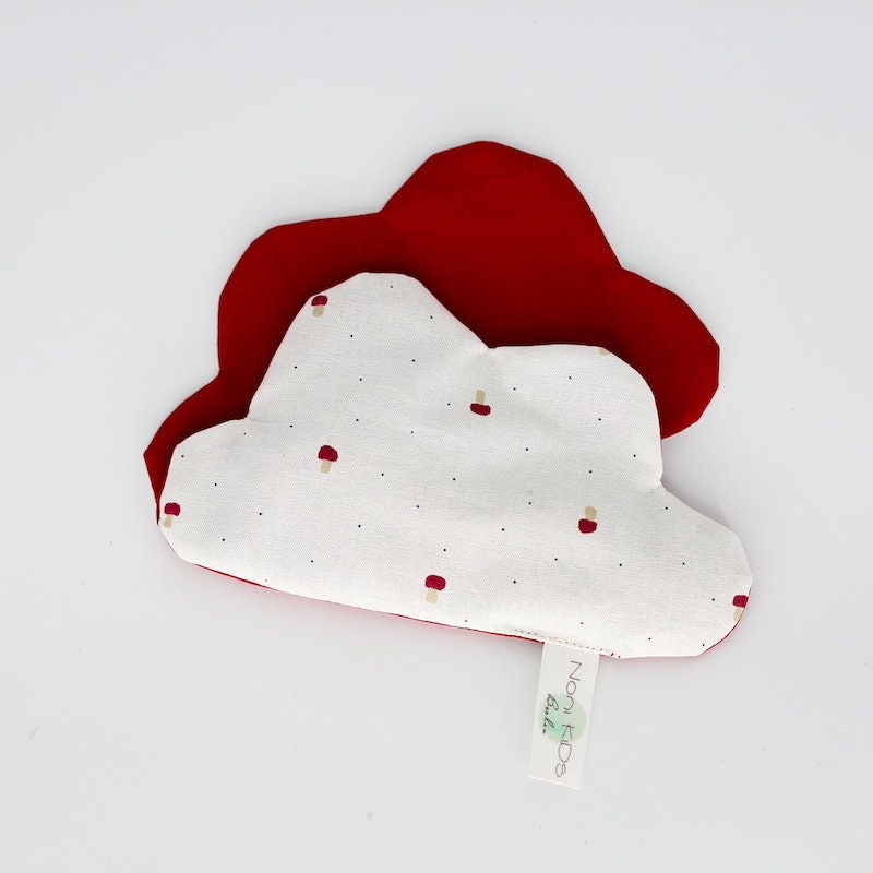 Dinkel Wärmekissen Wolke Pilz | Nonikids Berlin Liebevolle Manufaktur Handarbeit Geschenk Zur Geburt, Taufe, Babyparty von Etsy - NoniKidsBerlin