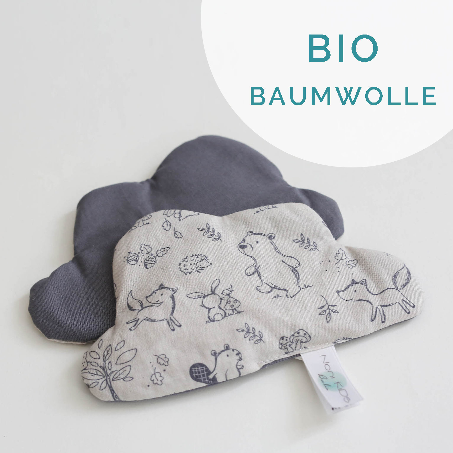 Wärmekissen Dinkel Wolke Bärchen Aus 100% Bio - Baumwolle Und | Nonikids Berlin von Etsy - NoniKidsBerlin