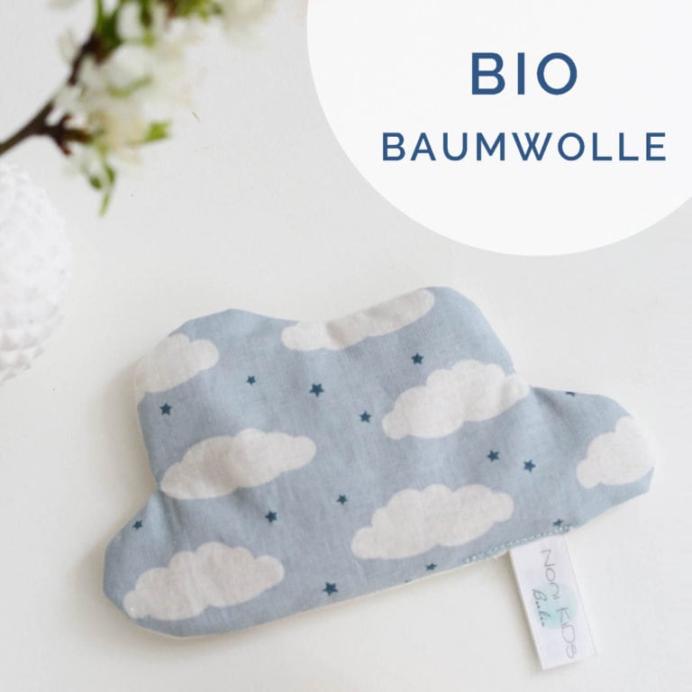 Wärmekissen Dinkel Wolken & Sterne Aus 100% Bio Baumwolle, Von Nonikids Berlin Handgemacht von Etsy - NoniKidsBerlin