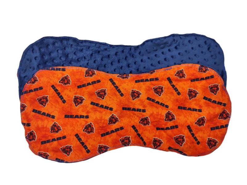 Chicago Bears Baby Spucktuch Set | Flanell & Minky Geschlecht Neutral Dusche Geschenk Sport 2Er-Set Fußball-Fan von Etsy - Nonnis4Seasons