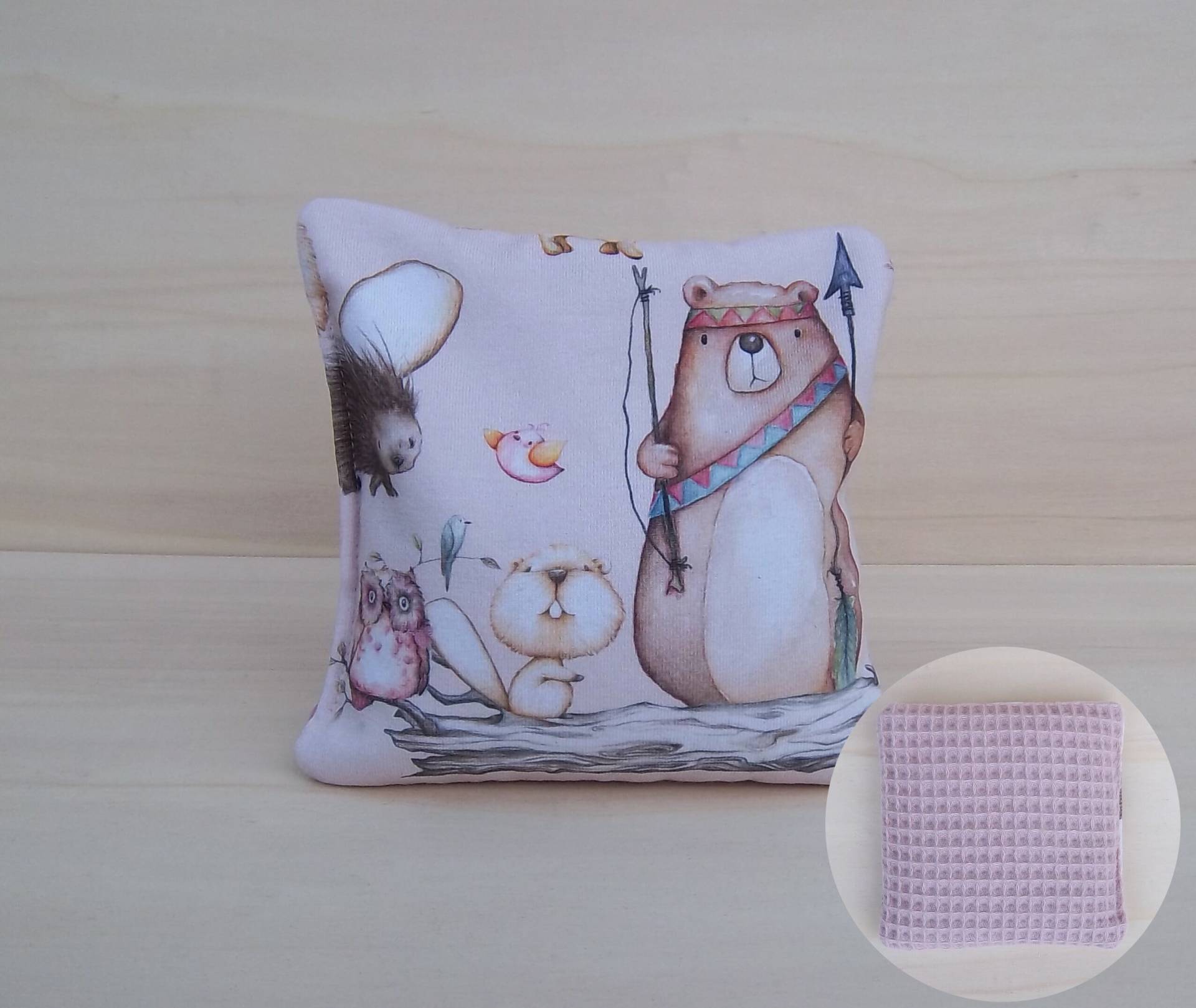 Traubenkernkissen Baby Und Kinder, Quadratisch, Bio Jerseystoff Woodland Party, Wärmekissen Für Babys, Kinder Traubenkernkissen Baby Und Kinder, Quadratisch, Bio Jerseystoff Woodland Party, Wärmekissen Für Babys, Kinder von Etsy - NoooitStoffe