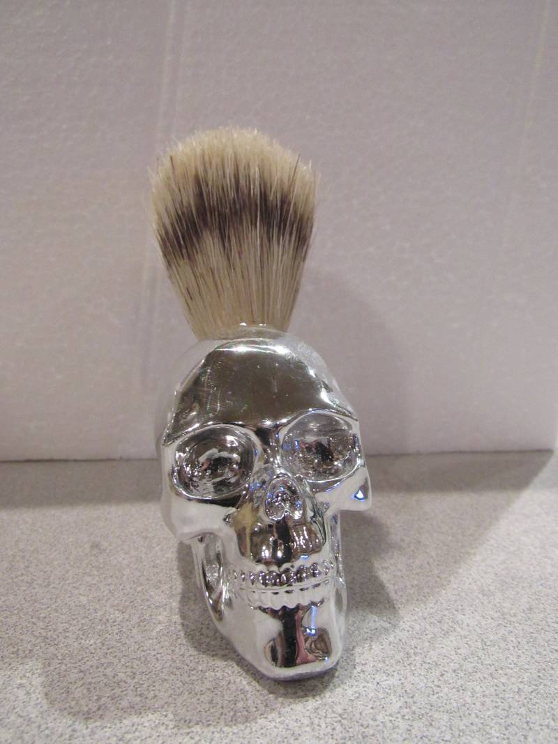 Coole Chromschädel Rasurpinsel Tolles Geschenk von Etsy - NorCalSpeed707
