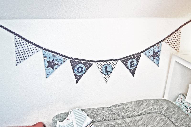 Wimpelkette Ole, Länge Ca. 1, 54 M von Etsy - Nordpfeffer