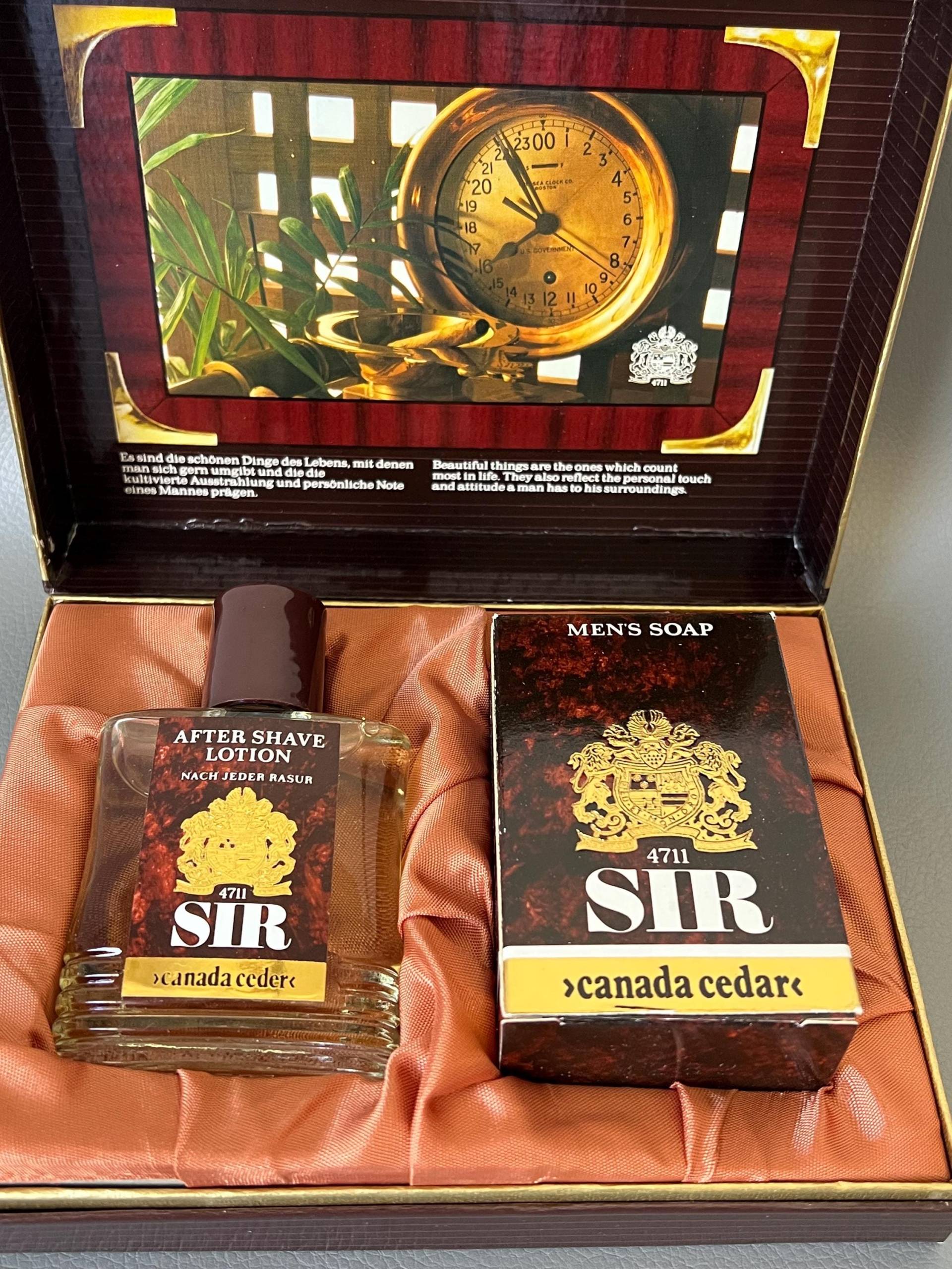 4711 Sir Canada Cedar After Shave Lotion Und Seife Im Set 4711 Sir Canada Cedar After Shave Lotion Und Seife Im Set von Etsy - NostalgiaBoutiqueR
