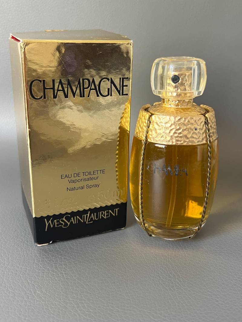 Champagner Yves Saint Laurent Vintage Eau De Toilette 50Ml Spray von Etsy - NostalgiaBoutiqueR