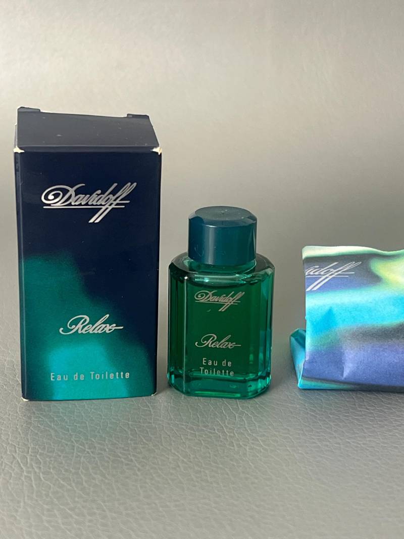 Davidoff Relax Vtg Mini Eau Toilette Miniatur Parfüm 5Ml. = 25 G/Qm Davidoff Relax Vtg Mini Eau Toilette Miniatur Parfüm 5Ml. = 25 G/Qm von Etsy - NostalgiaBoutiqueR