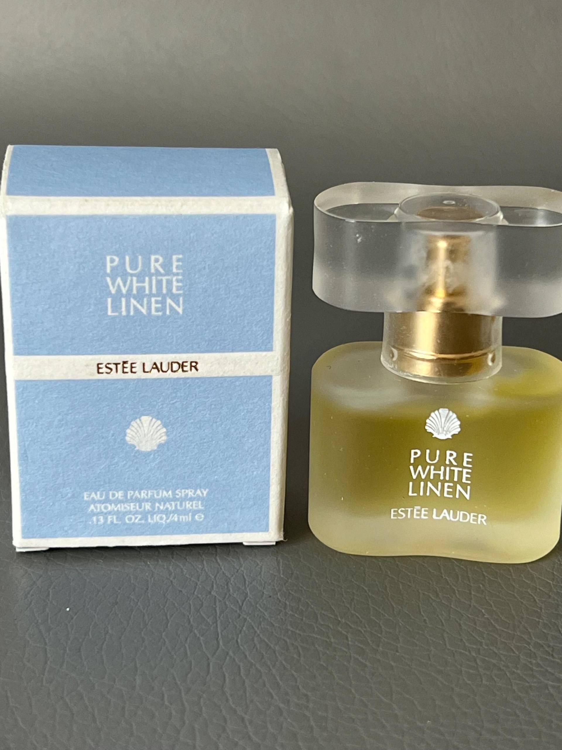 Miniatur Estee Lauder Pure White Linen 4 Ml Mini Parfüm Spray von Etsy - NostalgiaBoutiqueR