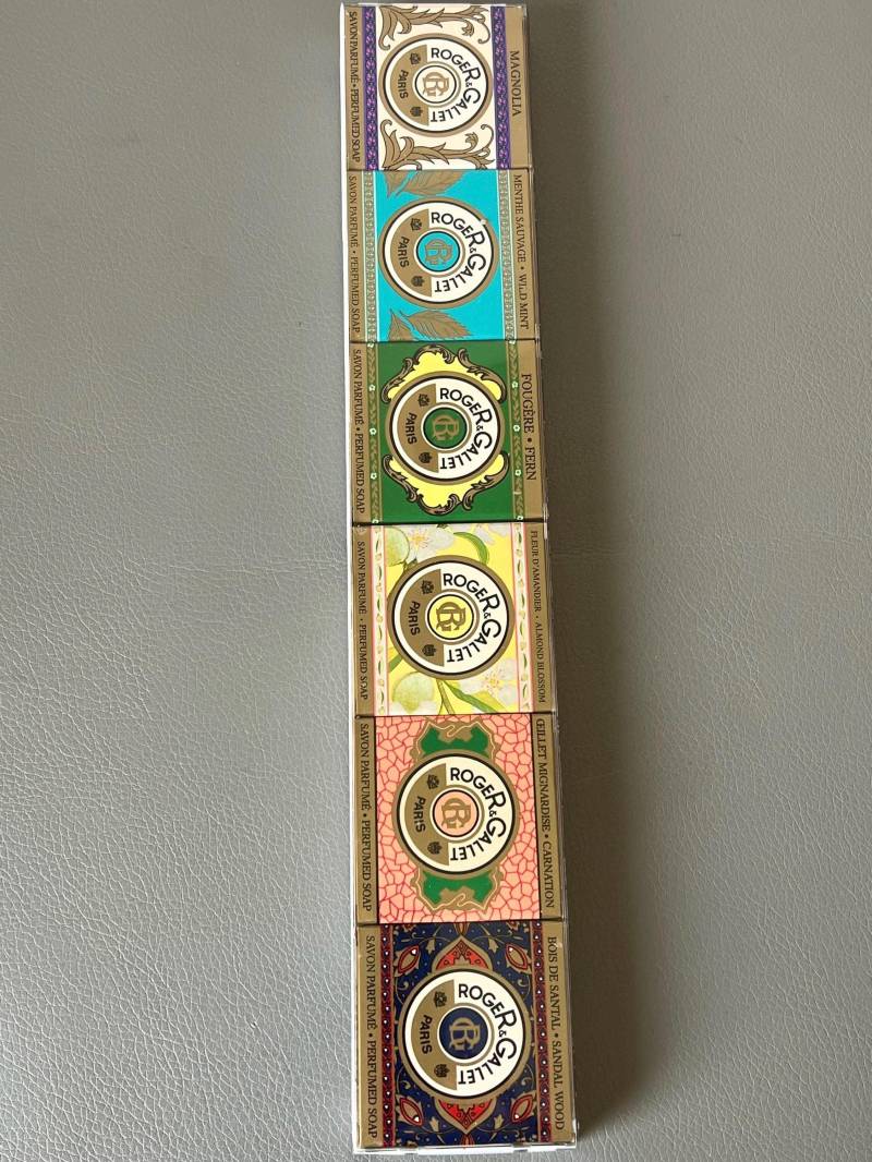 Roger & Gallet Paris Set Mit 6 Riegeln Duftende Parfümierte Miniseife von Etsy - NostalgiaBoutiqueR
