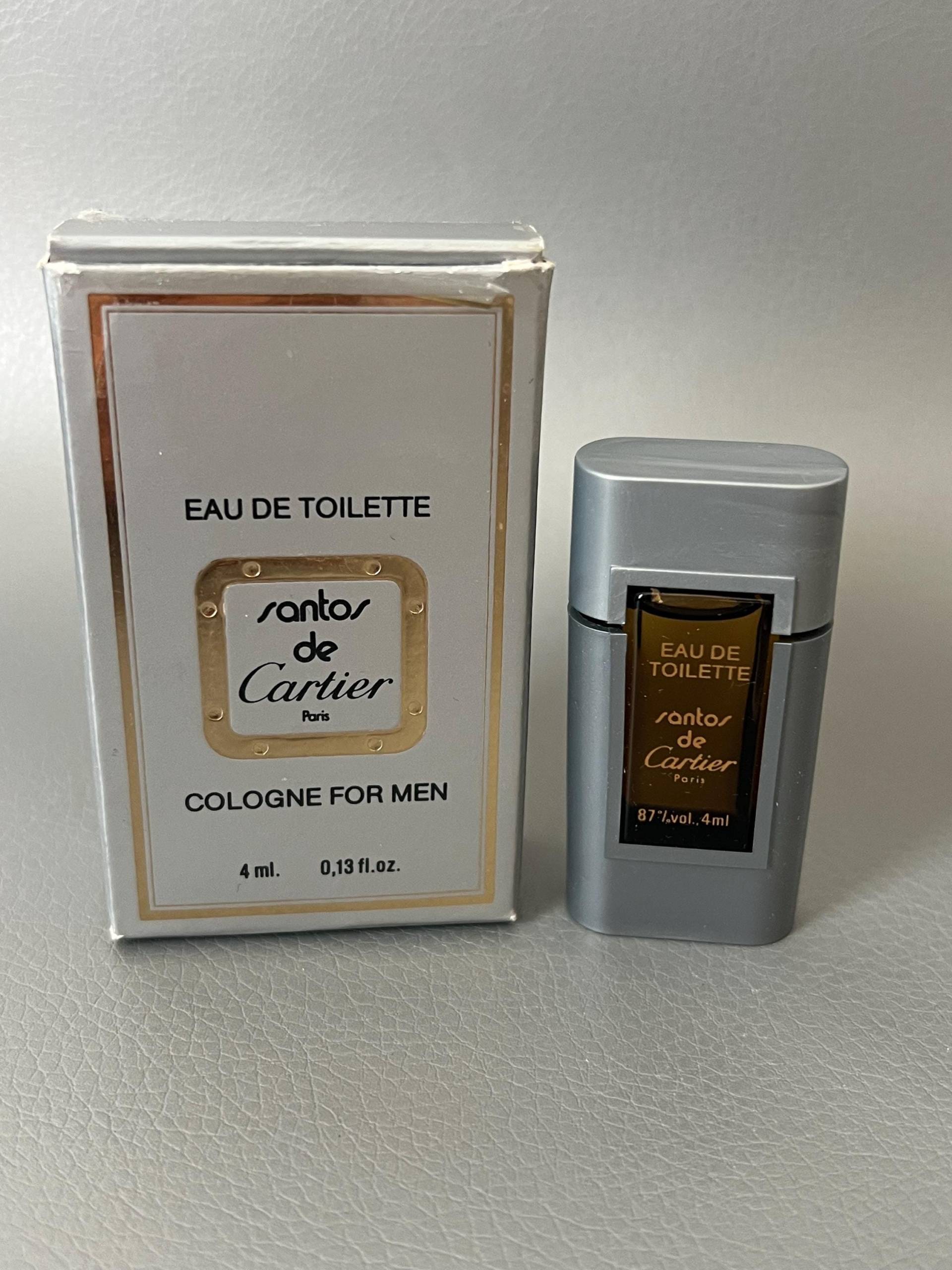 Santos De Cartier, Edt, 4Ml Miniatur, Herren Mini Vintage von Etsy - NostalgiaBoutiqueR