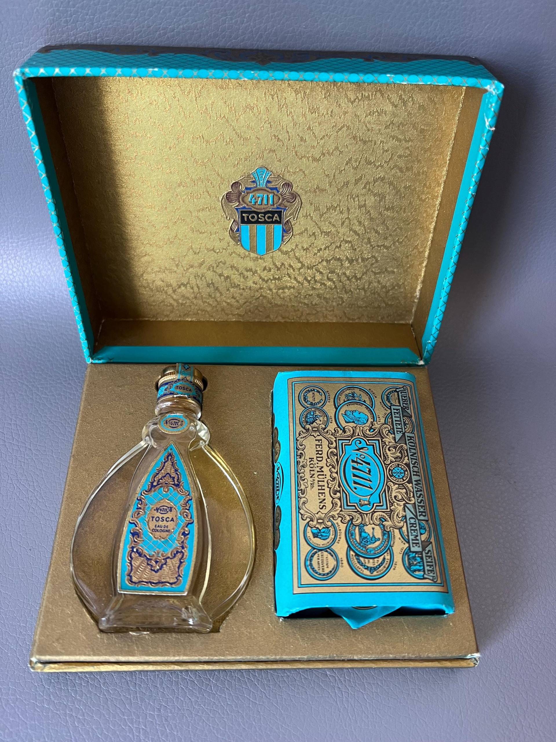 Tosca 4711 Vintage Set Köln Und Seife von Etsy - NostalgiaBoutiqueR