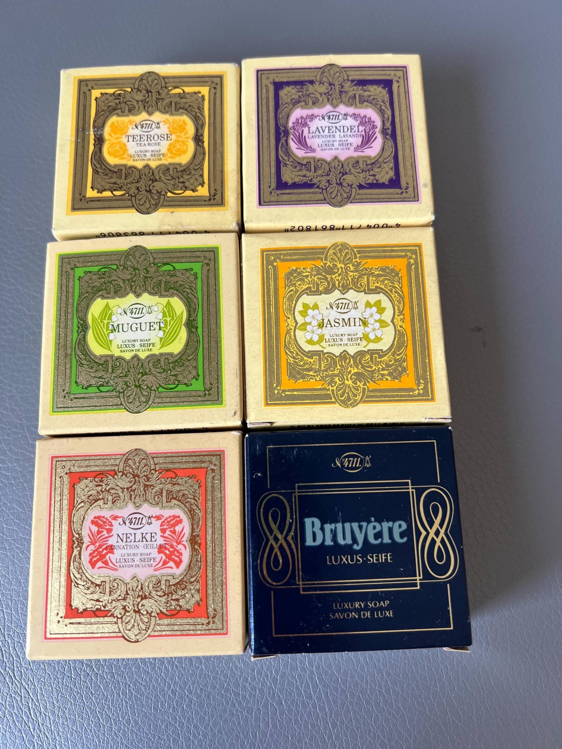 Vintage 4711 Luxus Seifen Set, 6x30G, Kollektion West Germany von Etsy - NostalgiaBoutiqueR