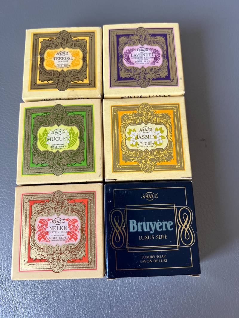Vintage 4711 Luxus Seifen Set, 6x30G, Kollektion West Germany von Etsy - NostalgiaBoutiqueR