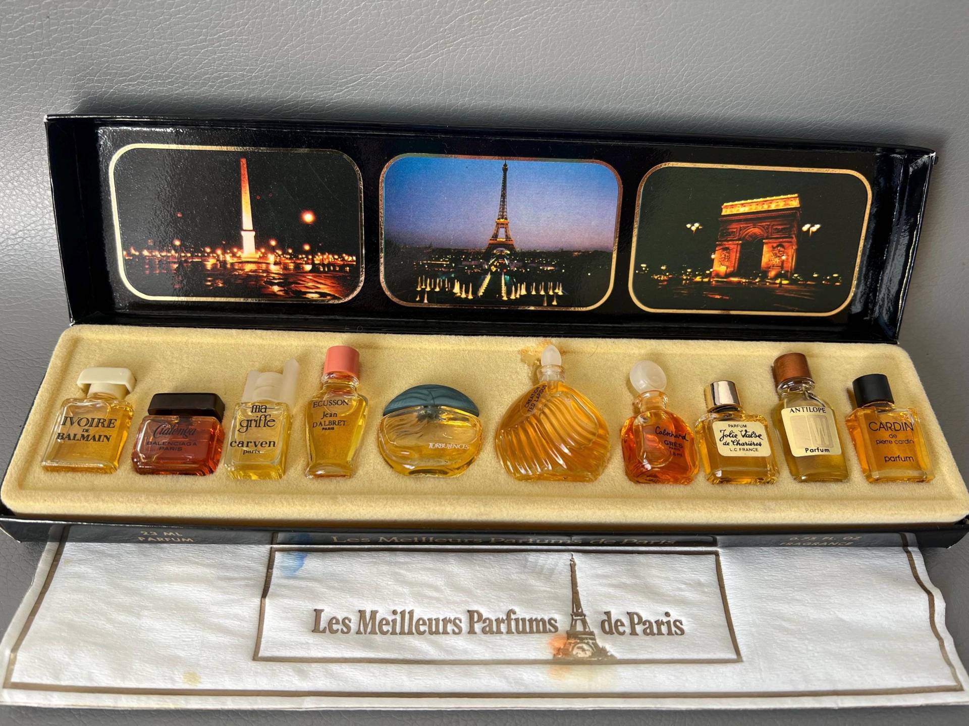 Vintage Les Meilleurs Parfums De Paris - Geschenkbox-Set 10 Miniaturen von Etsy - NostalgiaBoutiqueR