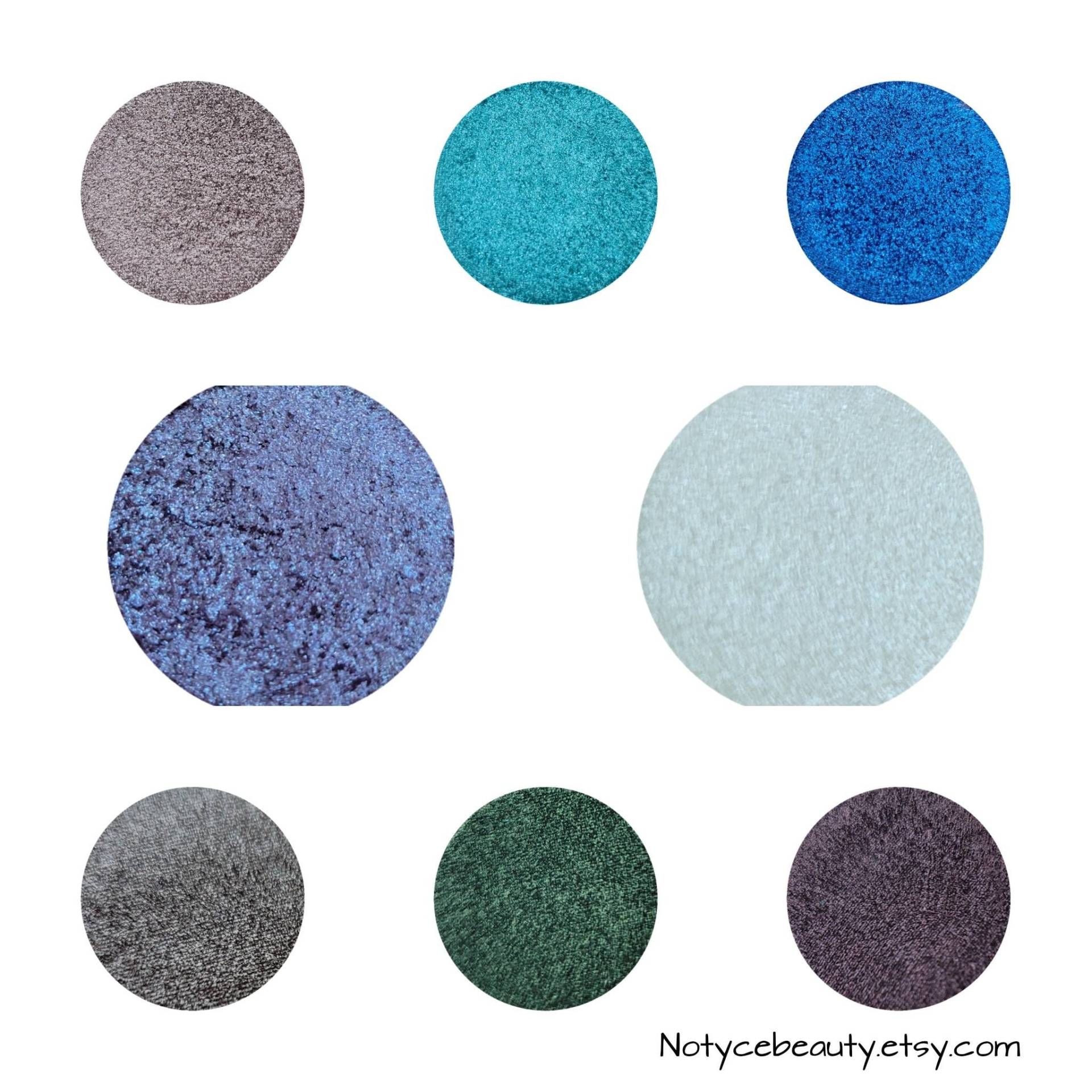 8 Neue Farbtöne Bundle Chromatic Pressed Pans Duochrome Multichrome Vegan Eyeshadow Makeup 26 Mm Highlight von Etsy - Notycebeauty