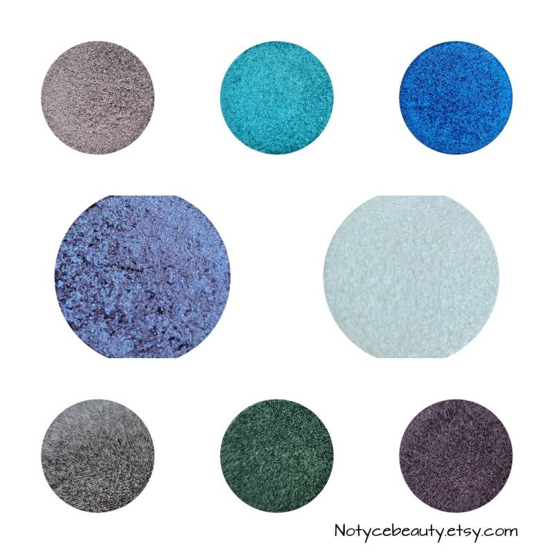 8 Neue Farbtöne Bundle Chromatic Pressed Pans Duochrome Multichrome Vegan Eyeshadow Makeup 26 Mm Highlight von Etsy - Notycebeauty