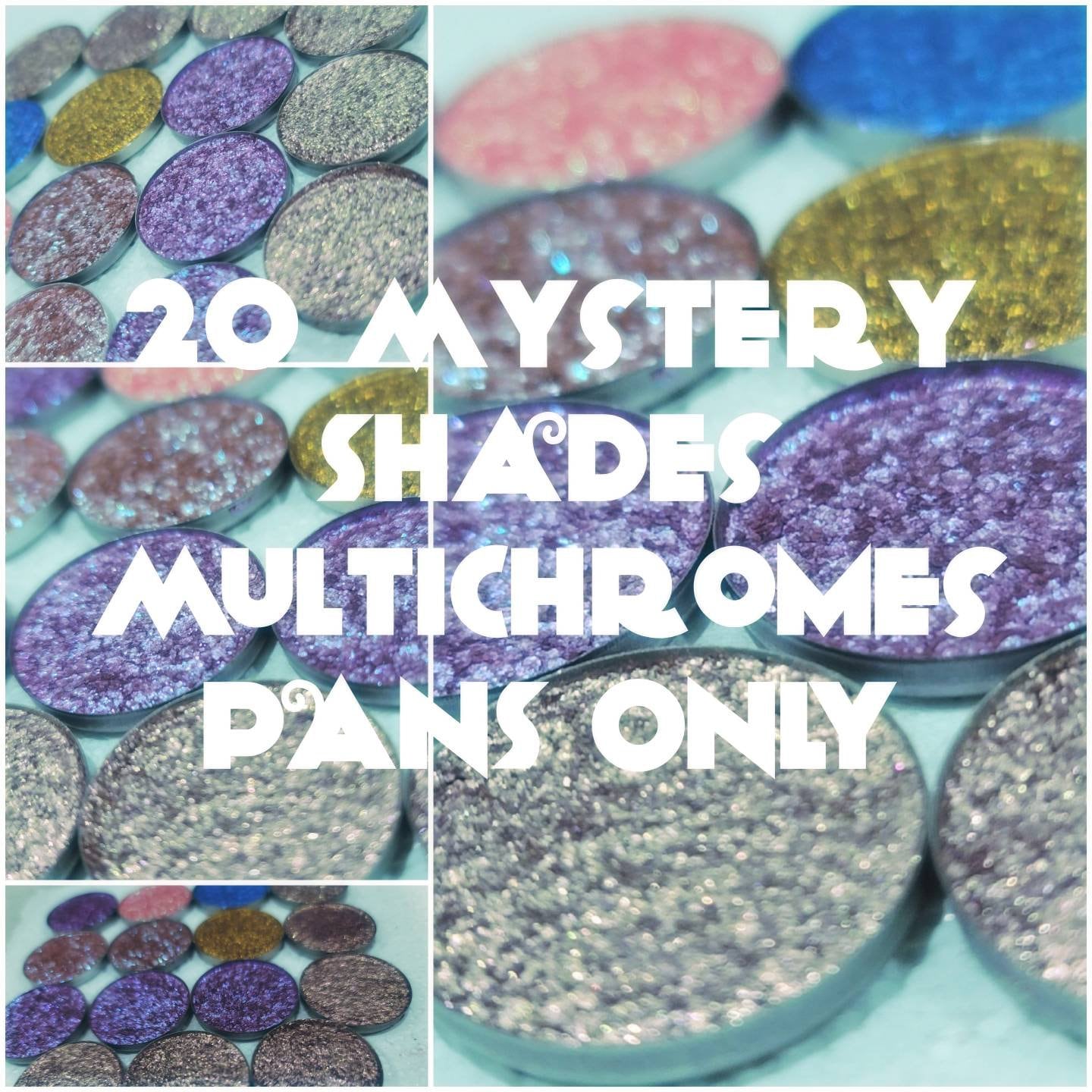 Mystery Multichrome Bundle Angebot 20 Chamäleon Gepresste Pfannen Set 26 Mm Pigment Dupe Duochrome Farbverschiebung Mystery Multichrome Bundle Angebot 20 Chamäleon Gepresste Pfannen Set 26 Mm Pigment Dupe Duochrome Farbverschiebung von Etsy - Notycebeauty