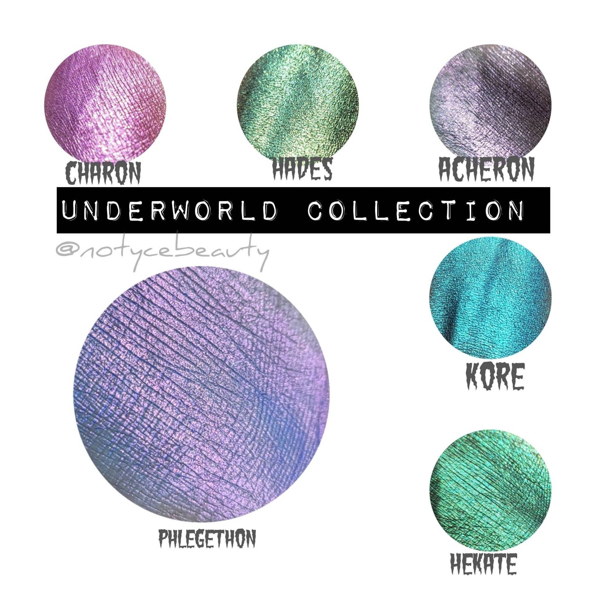 Underworld Kollektion Multichrome 26mm Chameleon Gepresste Pfannen Neon Untertöne Farbverschieben Bündel Funkeln Schimmern Vegan Cruelty Free von Etsy - Notycebeauty