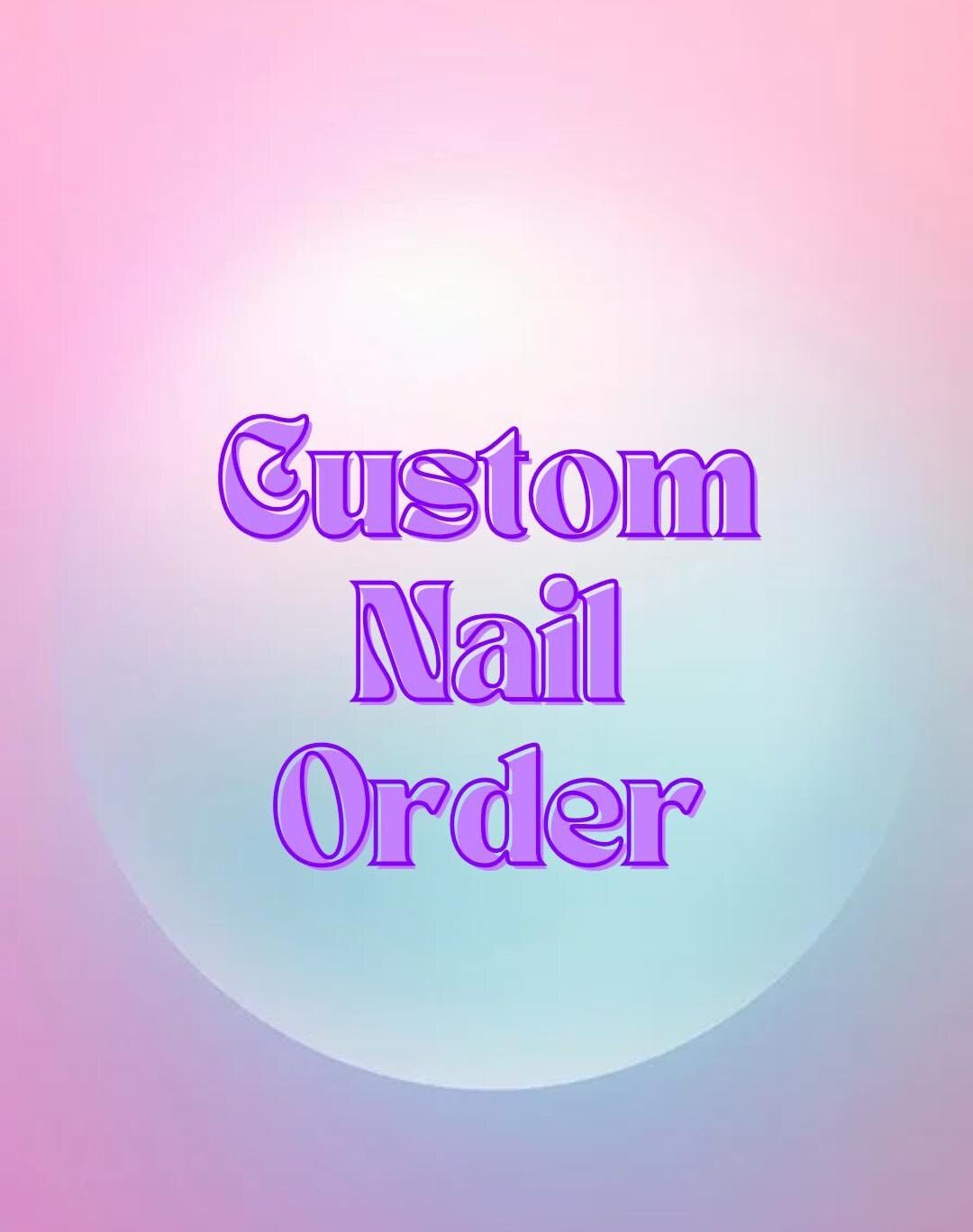 Custom Handmade Press On Set Gel Nail Order Made To Personalized Different Styles Custom Handmade Press On Set Gel Nail Order Made To Personalized Different Styles von Etsy - Notyournails