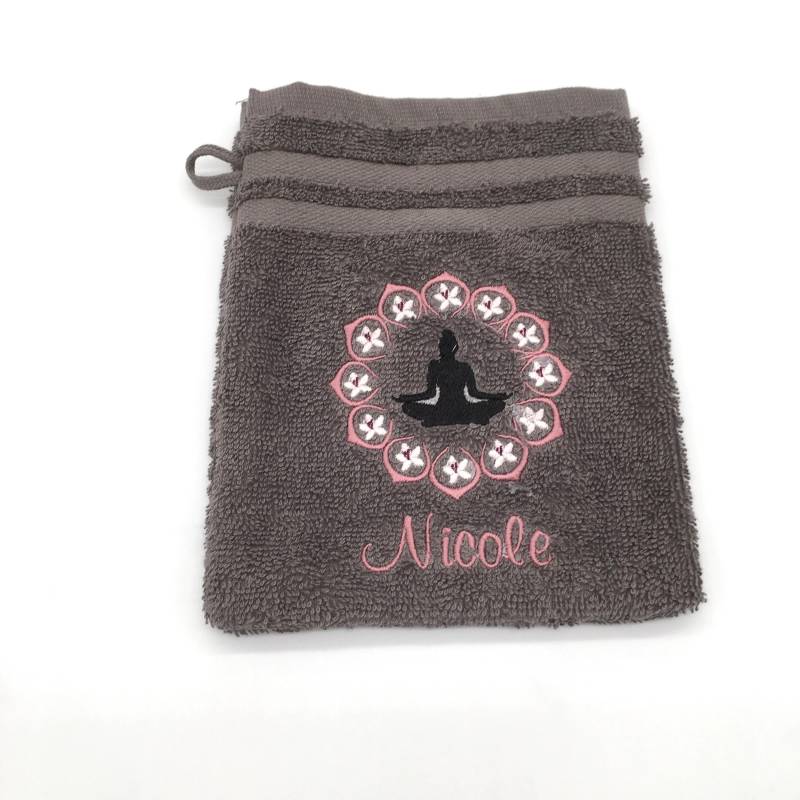 Waschlappen Personalisiert, Bestickt, Wellness, Yoga von Etsy - NstyleFashion