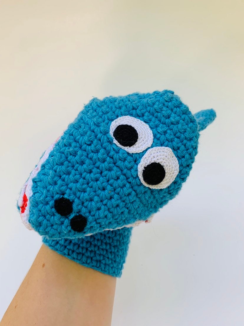 Spark The Shark Häkelbad Mitt von Etsy - NuggetsCraftShack