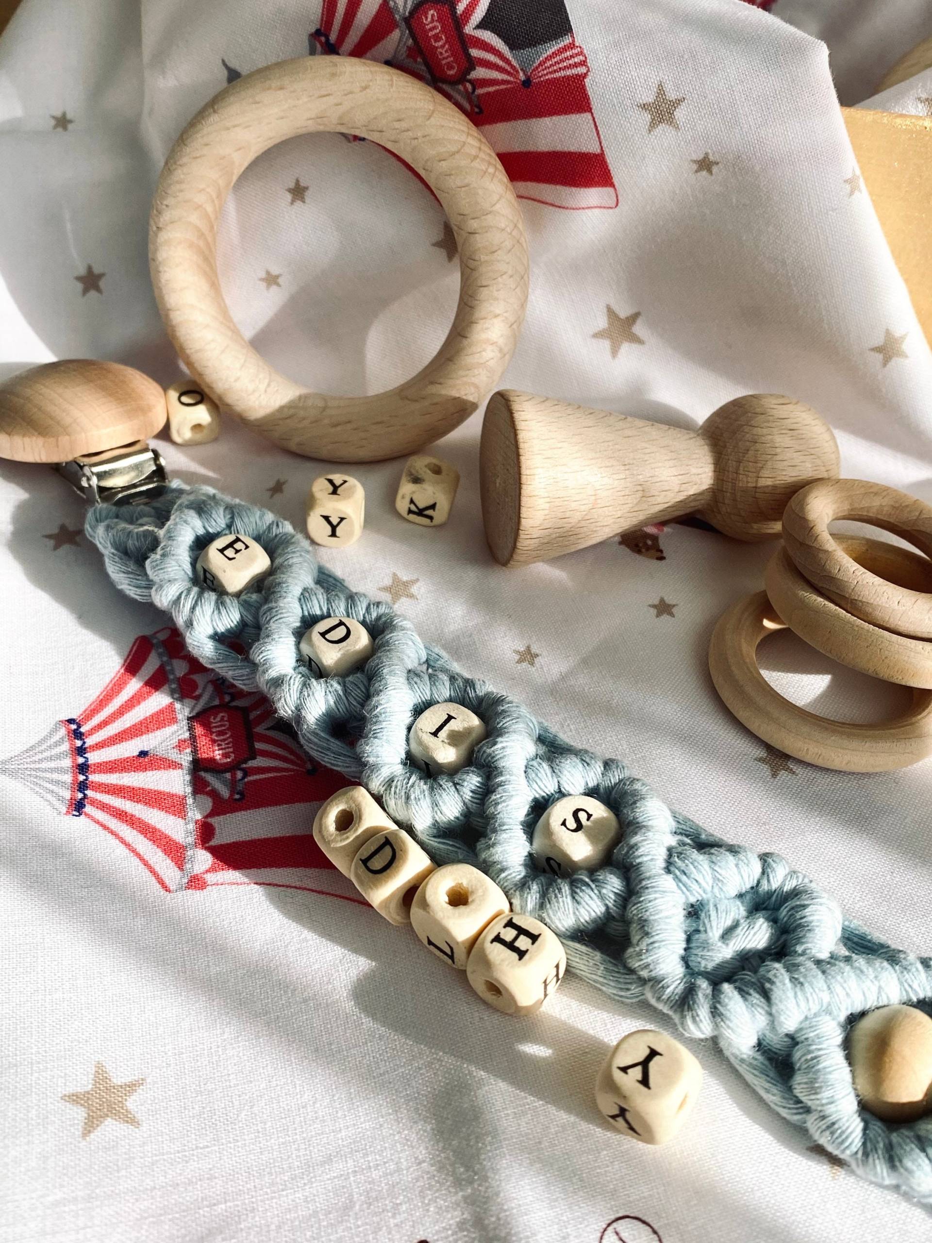Makramee Schnullerkette Makramee Schnullerkette von Etsy - Nurdesiignn