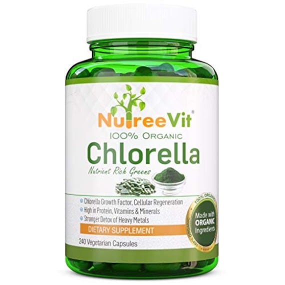 Reine Bio-Chlorella-Extrakt-Veggie-Kapseln von Etsy - NutreeVit