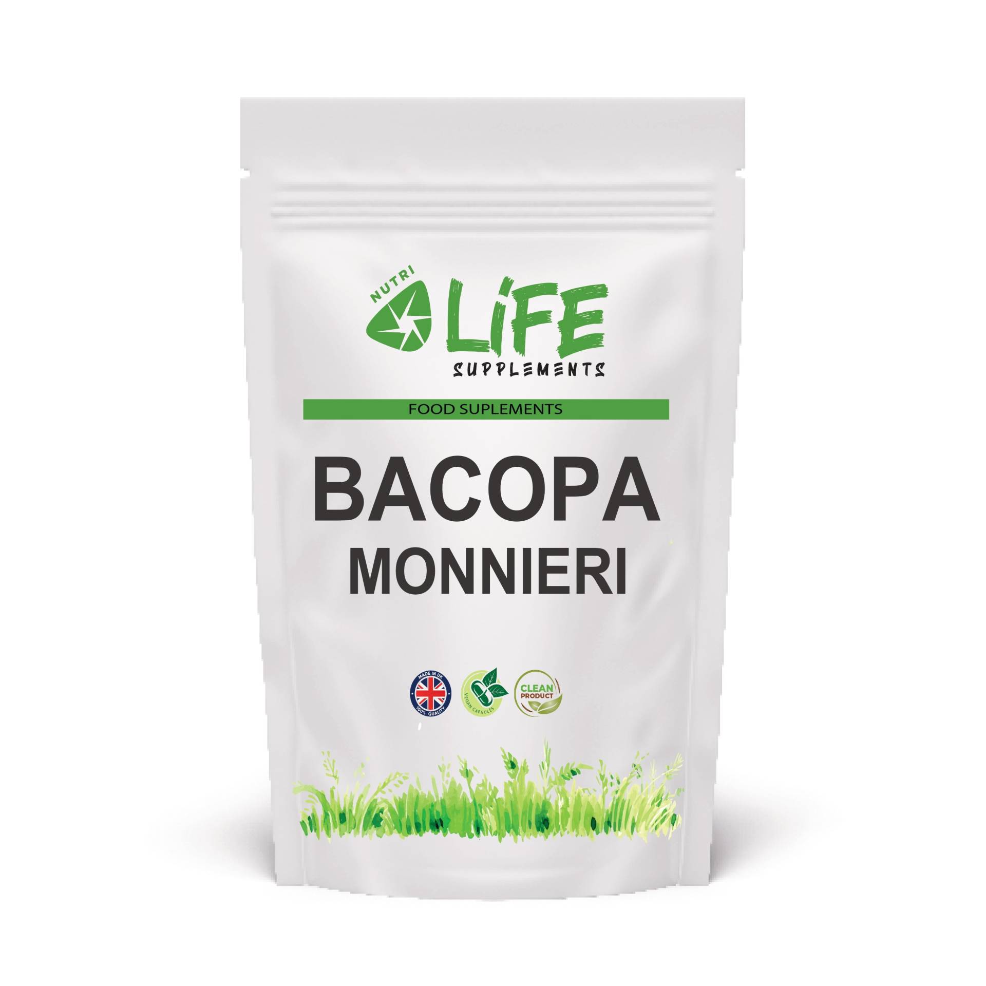 Bacopa Monnieri 600 Mg Kapseln Natürlicher Reinextrakt 201 Ergänzung von Etsy - NutriLifeSupplements