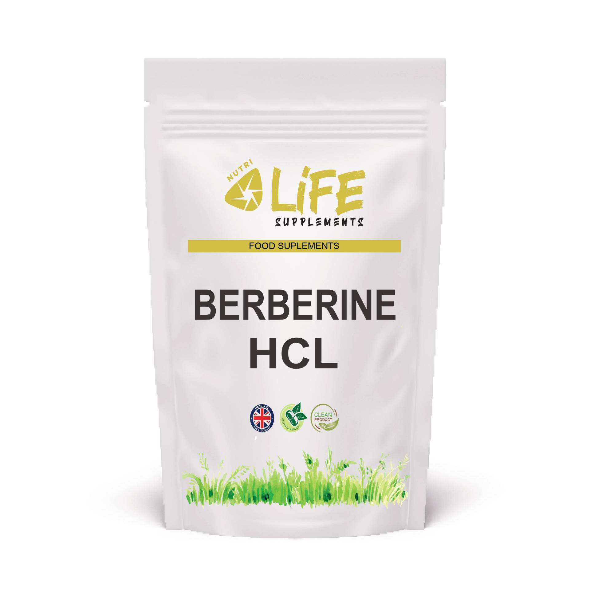 Berberin-Extrakt 450 Mg Natürliche Ergänzung 97% Berberin Hcl Vegane Kapseln von Etsy - NutriLifeSupplements