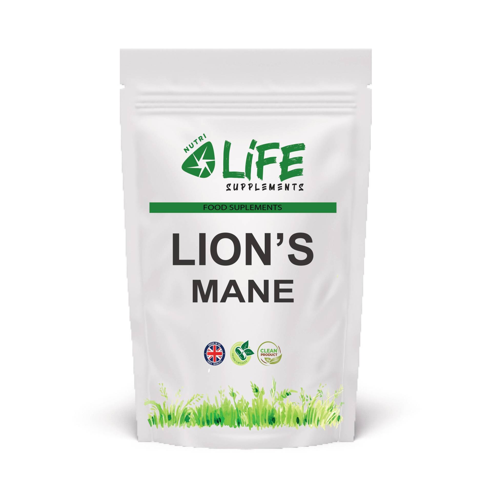 Löwenmähne Pilz 40% Polysaccarides Lion's Mane 500 Mg Kapseln Natürliche Ergänzung von Etsy - NutriLifeSupplements