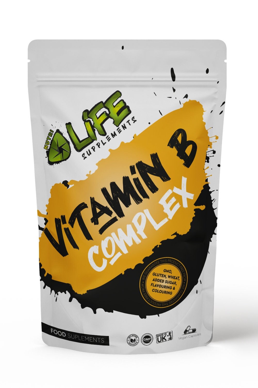 Vitamin B Komplex Ergänzung Vegan Kapseln Super Effektive Pulver B1, B2, B3, B5, B6, B12, Biotin, Folsäure, D3 von Etsy - NutriLifeSupplements