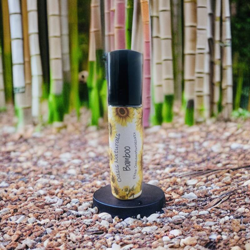Bambus Roll-On Parfümöl Sauberer Grüner Duft von Etsy - OasisNaturalsATX