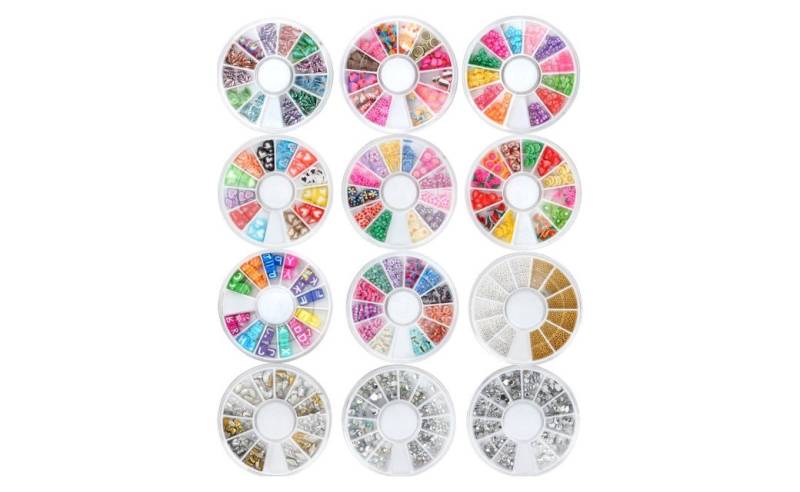 8 Oder 12 Räder Combo Set Nail Art Polymer Scheiben Fimo Abziehbild Zubehör von Etsy - OceanProfit