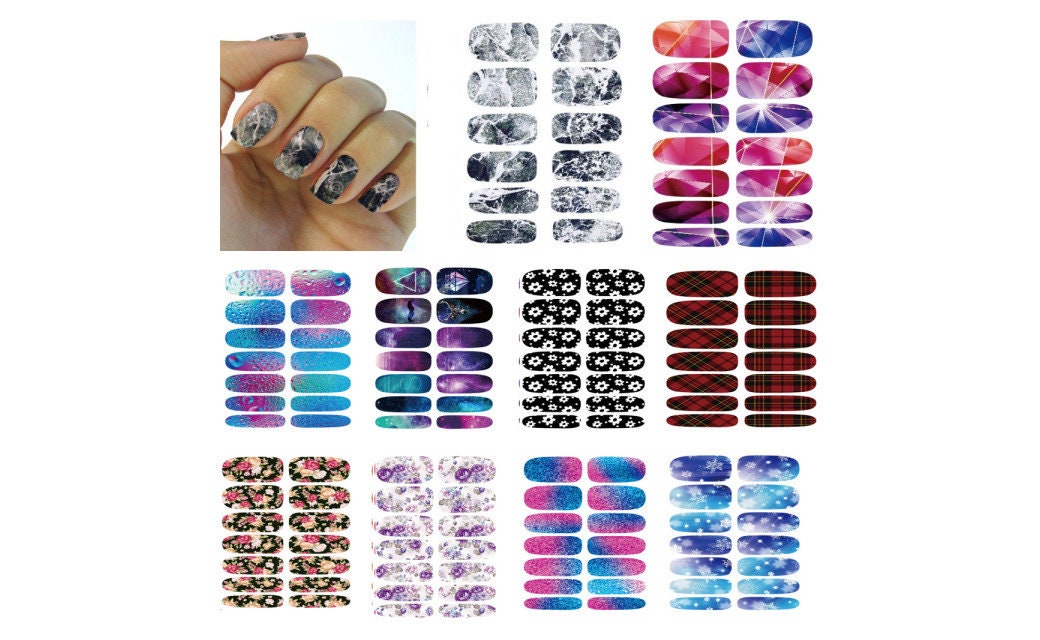 Monalisa Nagellack Applikationen Full Nailart Designs Sticker | 10 Sets von Etsy - OceanProfit