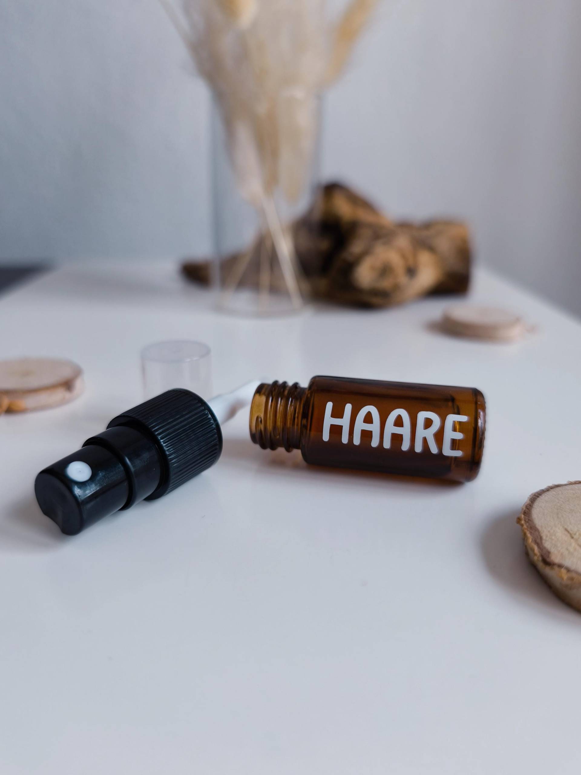 Beschriftete Sprühflasche - Haare | Ohne Inhalt von Etsy - OelZauberShop