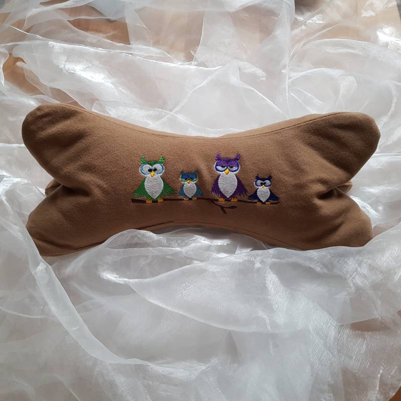 Nackenkissen, Muttertag, Eule, Oma, Mutter, Vater, Lieblingsmensch, Leseknochen, Wellnessknochen, Ostern, Bio - Dinkelspelz, Unikat, Relax von Etsy - Oelbachkram