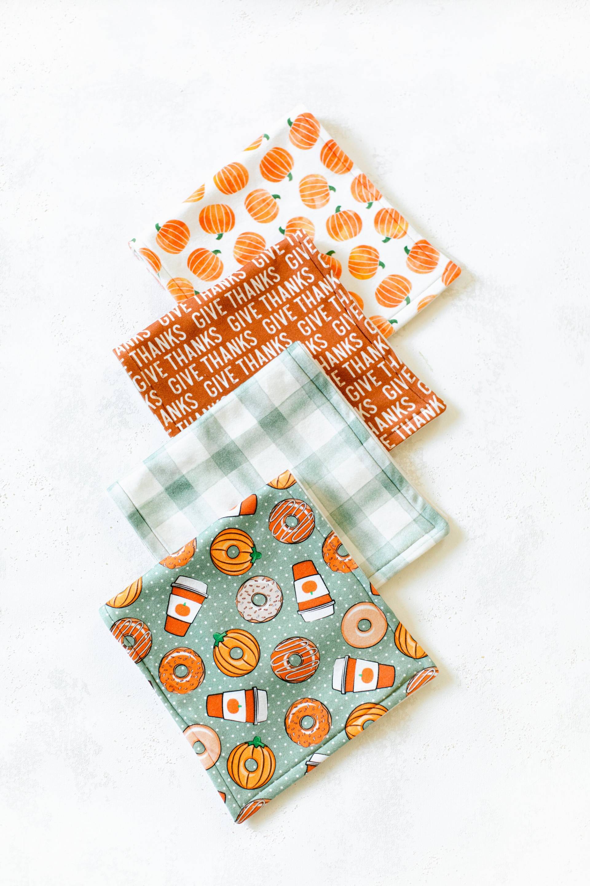 Kürbis Gewürz Tuch | Set Ot 4 Kürbis Gewürz Tuch | Set Ot 4 von Etsy - OffshoreBaby