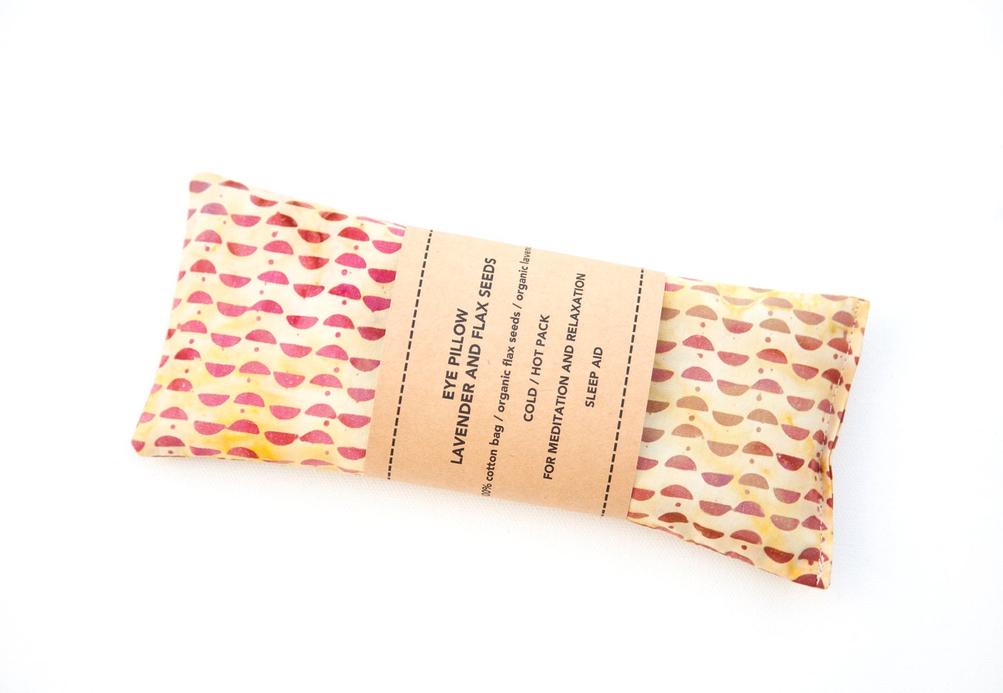 Lavendel Augenkissen, Wärmekissen, Spa Geschenk, Einschlafhilfe, Bio Flachs Kissen, Entspannung, Savasana, Augenmaske, Mini Halbmonde von Etsy - OhMyLavender
