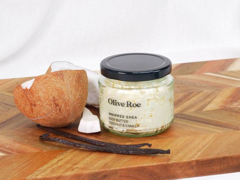 Luftgepeitschte Shea Körperbutter - Kokos & Vanille Duftend Luftgepeitschte Shea Körperbutter - Kokos & Vanille Duftend von Etsy - OliveRoe