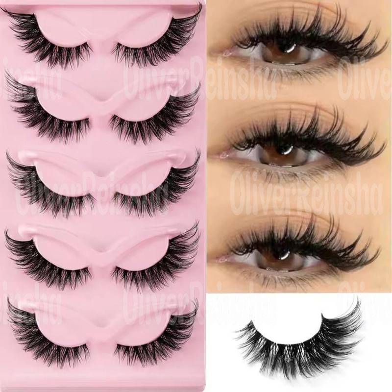Katzenaugen-Wimpern, Künstliche Nerz Wimpern, Lange Manga-Wimpern, Geflügelte Augen, Geschenk Für Sie, Make-Up Zubehör von Etsy - OliverReinsha