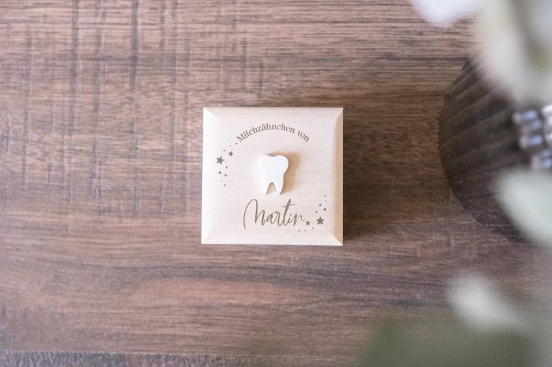 Zahndose Für Milchzähne/Personalisiert Zahnbox Geschenkidee von Etsy - OmasErikasLaedchen