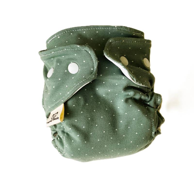 Beschichtete Waschbare Stoffwindel Baby Windelhose Neugeborene Newborn 3, 5-6 Kg Abhaltewindel Pocketwindel Babywindel Grün Mädchen von Etsy - OmennyS