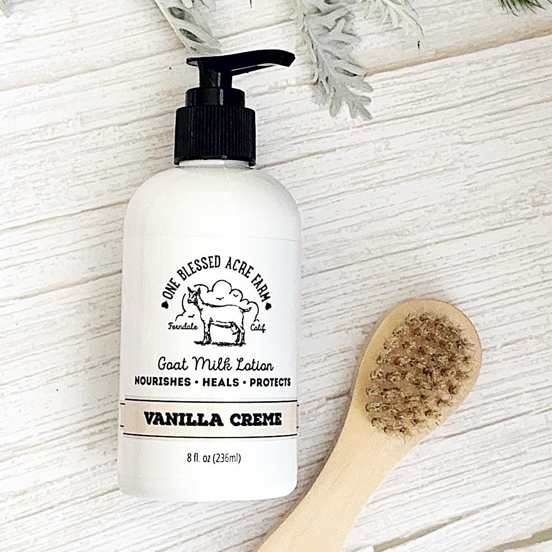 Vanille-Ziegenmilch-Lotion Körperlotion Für Trockene Haut Mit Ziegenmilch Handcreme Für Frauen Geburtstagsgeschenk-Set Bio-Hautpflege Geschenk von Etsy - OneBlessedAcre