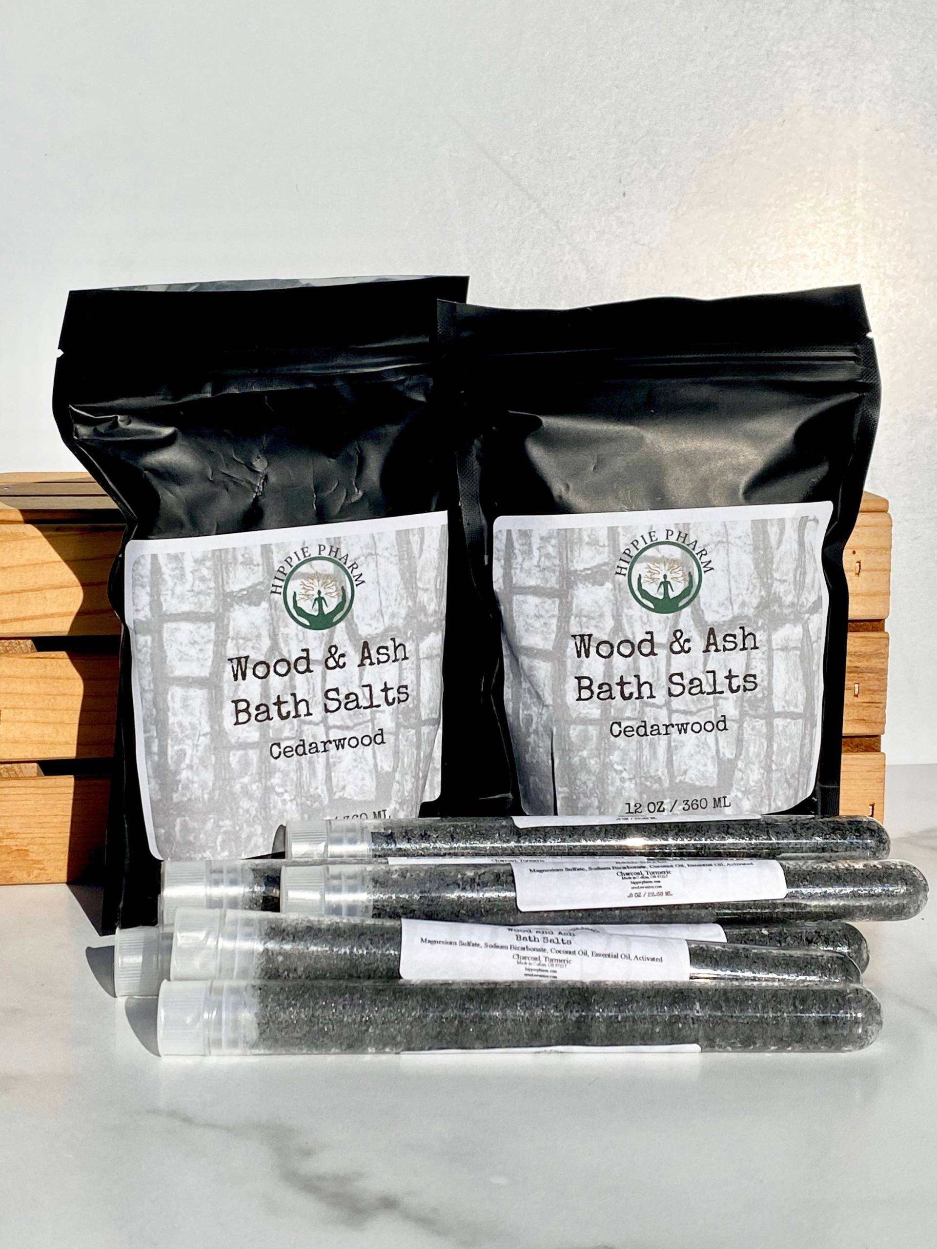Holz Und Asche Handwerklich Geräucherte Badesalze - Kurkuma & Holzkohle Mischung Für Ein Natürliches Spa Erlebnis von Etsy - OracleWarriorGoddess
