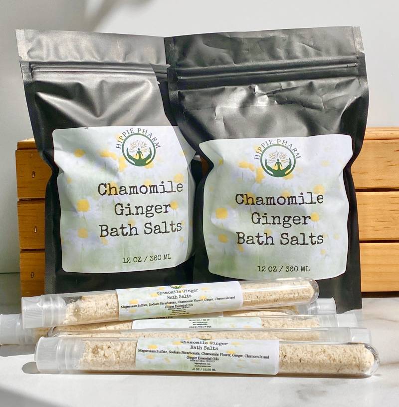 Kamille-Ingwer-Badesalz Aromatherapie-Entspannung, 12 Oz von Etsy - OracleWarriorGoddess