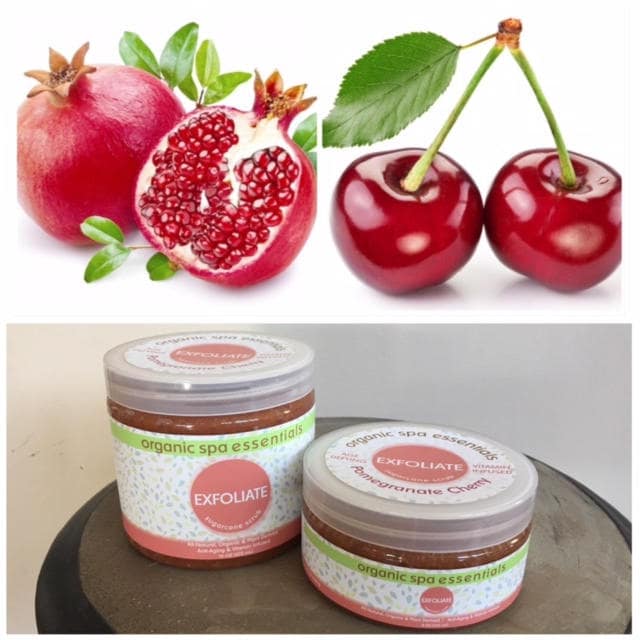 16 Unzen Granatapfel Kirsche Bio-Zucker-Peeling von Etsy - OrganicSpaEssential